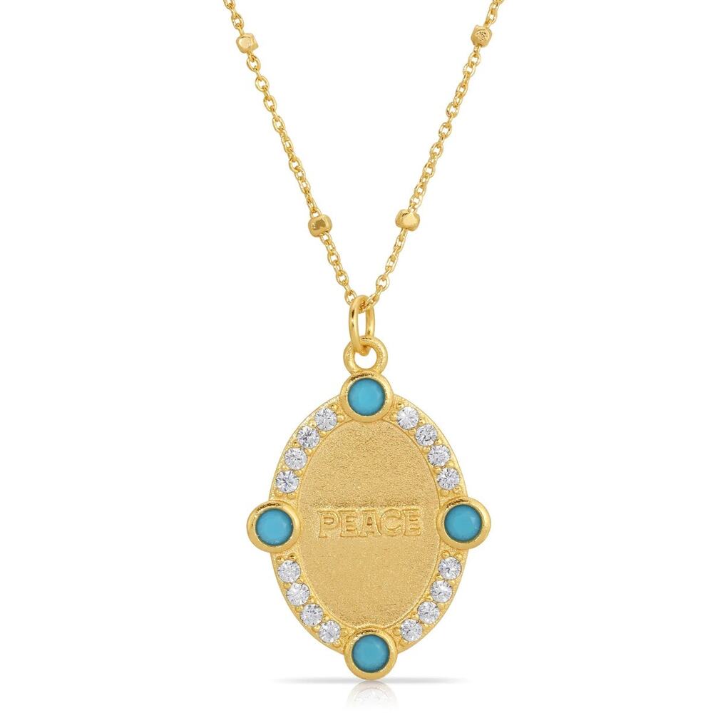 JOY DRAVECKY Necklace Perfect Peace Serenity Turquoise